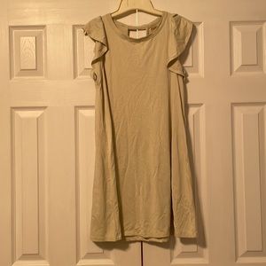 True craft cream casual dress. Size medium